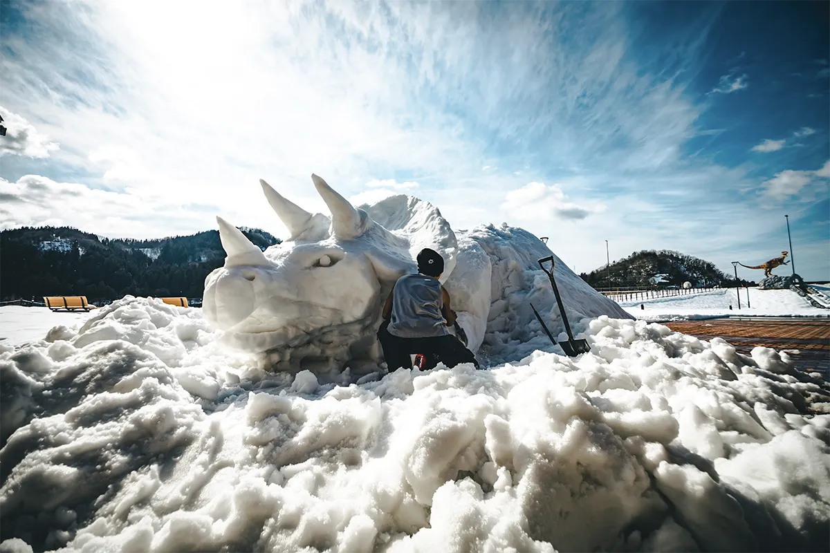 恐竜とアートの冬まつり